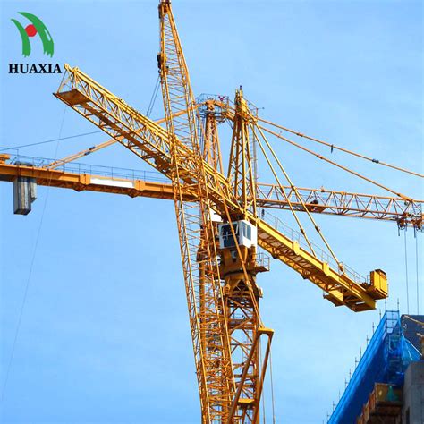 Construction Mini Tower Crane Qtz80 6010 6t With 60m Jib Length