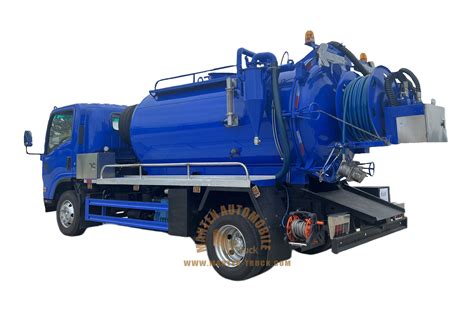 Isuzu Frr 8cbm Sewage Suction Truck For Municipal Drainage Pipeline