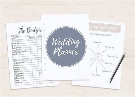 Free Downloadable Wedding Planner