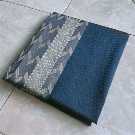 Jual Songket Baroon Biru Navy Tenun Songket Navy Kain Songket Baron