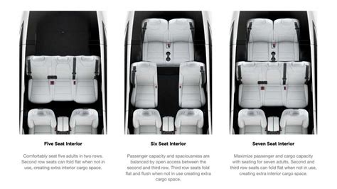 7-Seat Tesla Model X Gets Fold Flat Second-Row Seats