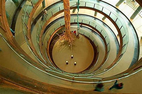 Barcelona Photoblog Spiral Staircase At Cosmocaixa Science Museum