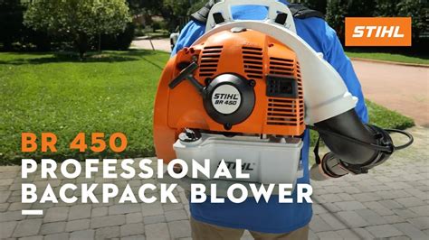 BR 450 Backpack Blower Professional 2 Stroke Blower STIHL USA