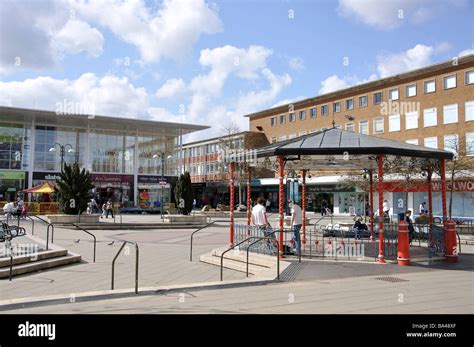 Queens Square, Crawley, West Sussex, England, United Kingdom Stock ...