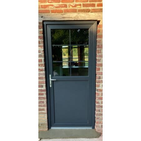 porte d entrée pvc anthracite