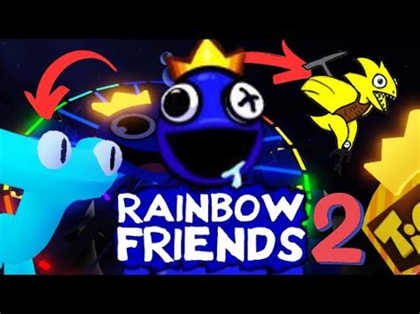 LANÇOU O NOVO CAPÍTULO DE RAINBOW FRIENDS novos monstros YouTube