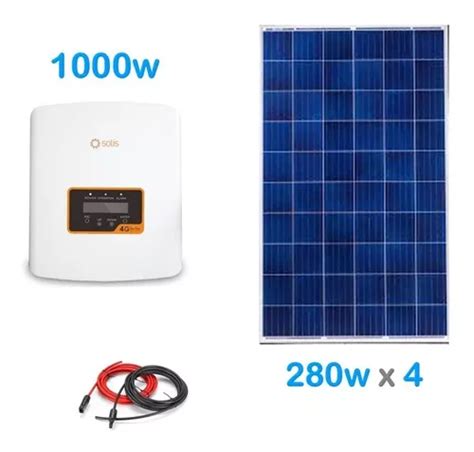 Kit Solar Fotovoltaico 1000w On Grid Paneles Solares Sec Cuotas Sin