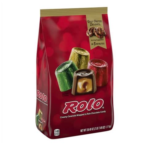 Rolo® Rich Chocolate Caramels Christmas Candy Bulk Bag 3948 Oz Fry