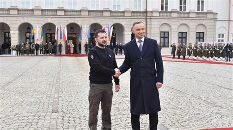 Las sentidas palabras de Volodímir Zelenski en su primera visita