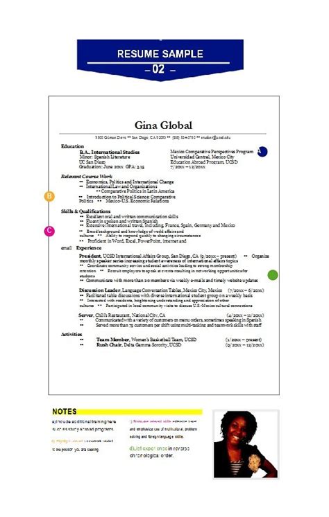 Free professional college resume template - billonews