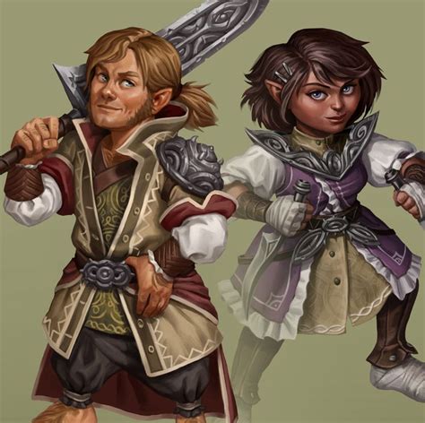 Halfling Fighters Ilina Naydenova Linay Art