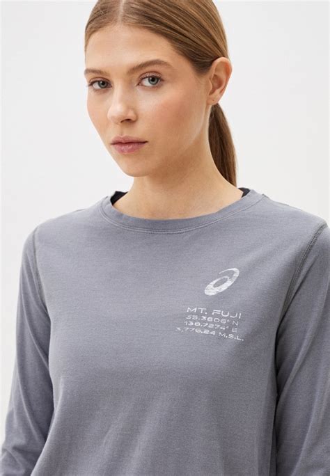 Лонгслив спортивный ASICS, цвет: серый, RTLADX074701 — купить в ...