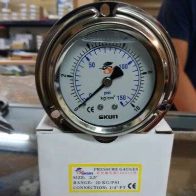 Jual Pressure Gauge Skon Model Payung Kg Drat Uk Inch