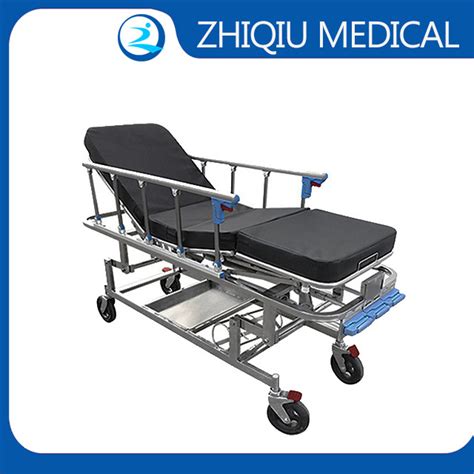 ICU Room Stainless Steel Patient Stretcher With Manual Crank China