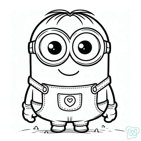 55 Coloriage Minion Téléchargez et imprimez le PDF gratuitement