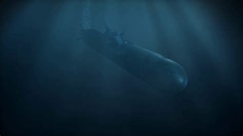 Medium Shot Of Submarine Sinking To Bottom Stock Motion Graphics SBV ...