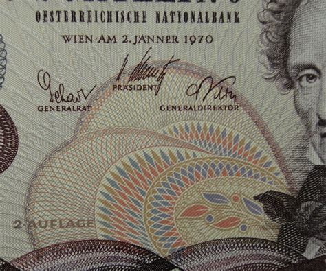 Austria 50 Schilling Banknote 19701983 Unc Ebay