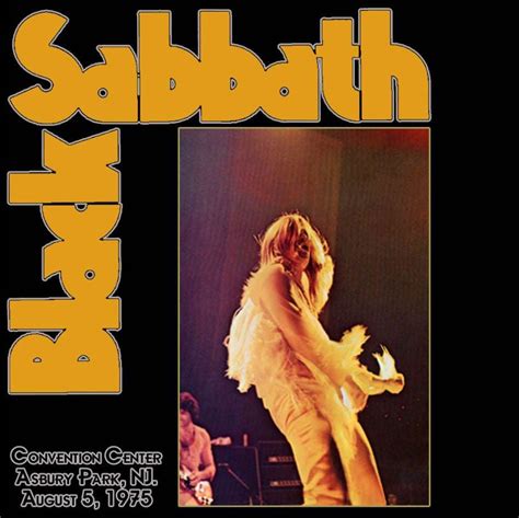 Black Sabbath 1975 Live In New Jersey Black Sabbath Sabbath