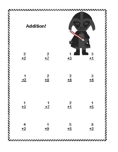 Star Wars Printable Math Worksheets Free Pdf At Worksheeto