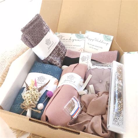 Jual Hampers Jilbab Voal Motif Mix Bergo Maryam Kado Bergo Kado