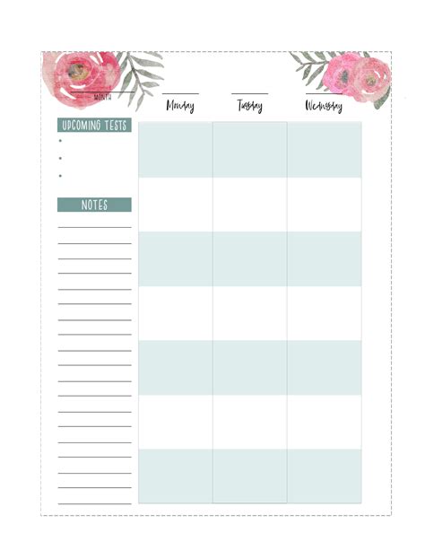 Free Printable Happy Planner