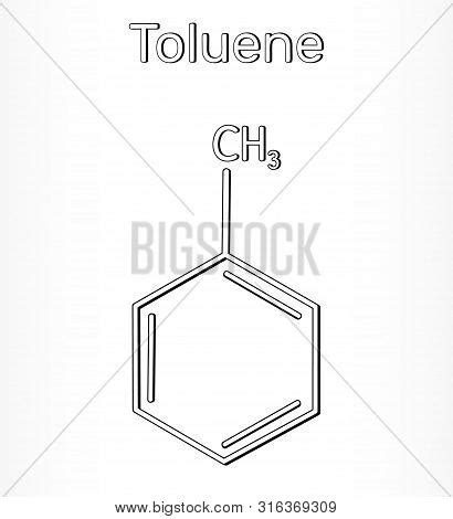 Toluene Molecule, Vector & Photo (Free Trial) | Bigstock