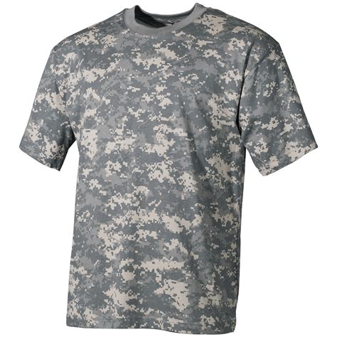 Us Military Top Army Mens T Shirt Tactical Tee Ucp Acu Digital Camouflage S 3xl Ebay