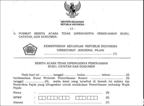 Contoh Surat Permohonan Minta Berkas Ke Kantor Pajak Surat Permohonan