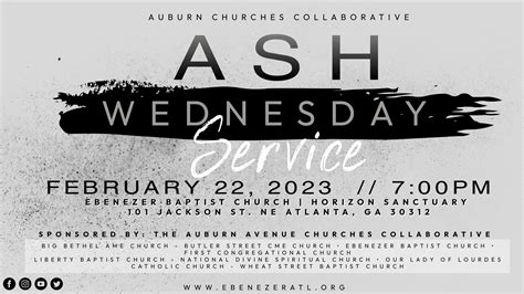 2023 Ash Wednesday Service On Livestream