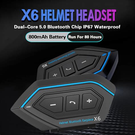 The Newest X Helmet Headset Motorbike Bt Interphone Motorcycle