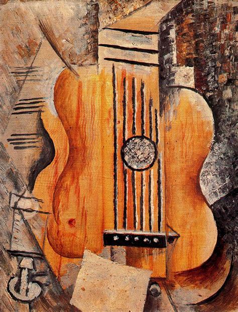 TICMUSart Guitar I Love Eva Pablo Picasso 1912