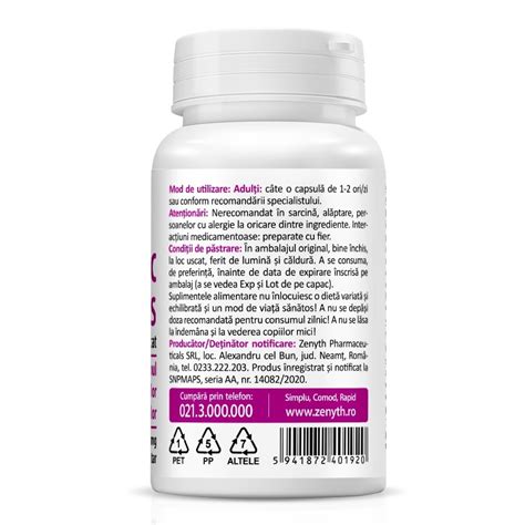 Fulvic Minerals Mg Capsule Zenyth Farmacia Tei Online