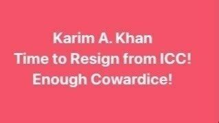 Petition · Demand the Resignation of Karim Ahmad Khan, ICC's Lead ...