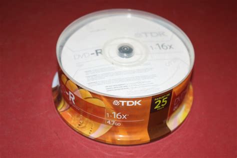 Pack Tdk Dvd R Recordable X Gb Recording Time Varies To