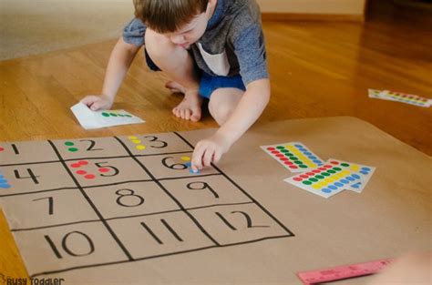 Preschool Math Activity Number Boxes Busy Toddler Preschool Math