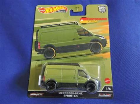 Models Hot Wheels MERCEDES BENZ Sprinter Deutschland Design Car Culture Full Metal With