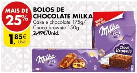 Promo O Bolos De Chocolate Milka Em Pingo Doce