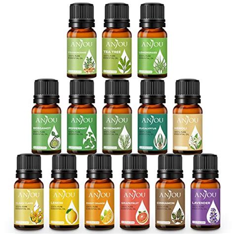 Essential Oils Set Anjou 14 X10ml Aromatherapy Essential Oil T Set