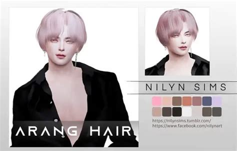 Nilyn Sims 4s Hairstyles Sims 4 Hairs