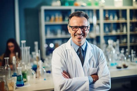 Scientist scientist cheerful adult. | Premium Photo - rawpixel 