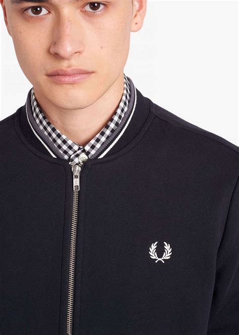 Fred Perry Zip Through Sweatshirt Rag Shop