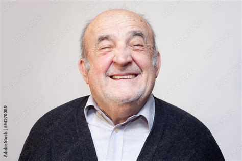 old man laughing Stock Photo | Adobe Stock