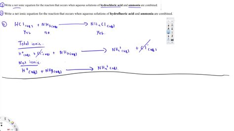 Net Ionic Equation For Ammonium Chloride And Water Tessshebaylo