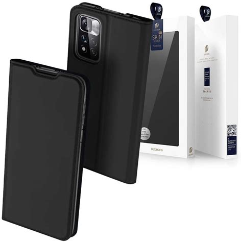 Etui z klapką Dux Ducis Skin Pro skórzane do Xiaomi Redmi Note 11 Pro