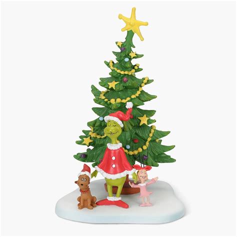 The Grinch Whoville Illuminated Village (Welcome Christmas Day Figure) - Hammacher Schlemmer