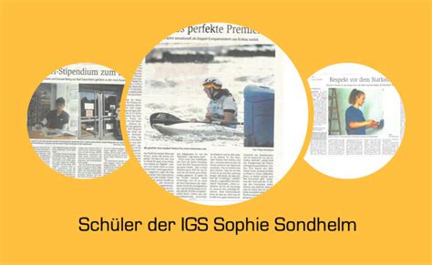 Im Fokus Drei Schüler unserer Schule IGS Sophie Sondhelm Bad Kreuznach