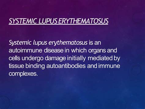 Lupus Nephritis Ppt