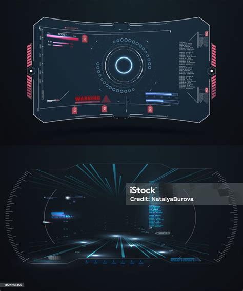 Desain Tampilan Headup Vr Futuristik Desain Tampilan Teknologi Masa