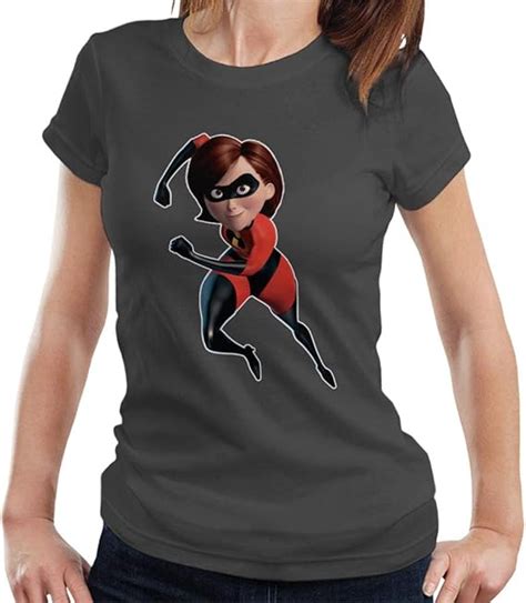 Disney Incredibles Elastigirl Run Womens T Shirt Uk Clothing