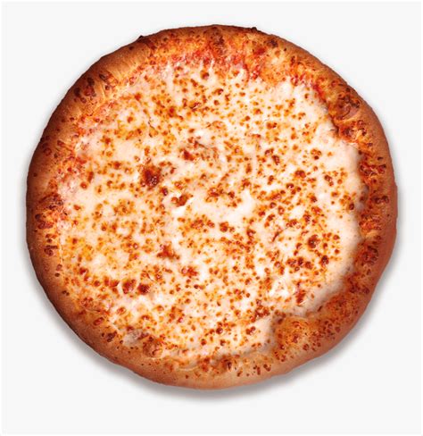 Cheese Pizza At Speedy"s Pizza - Cheese Pizza Top View, HD Png Download ...